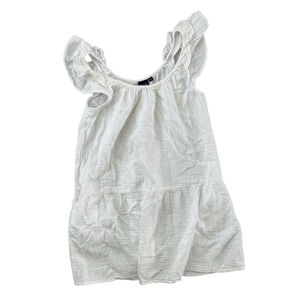 GAP White Ruffle Sleeve Dress Women's Size Small